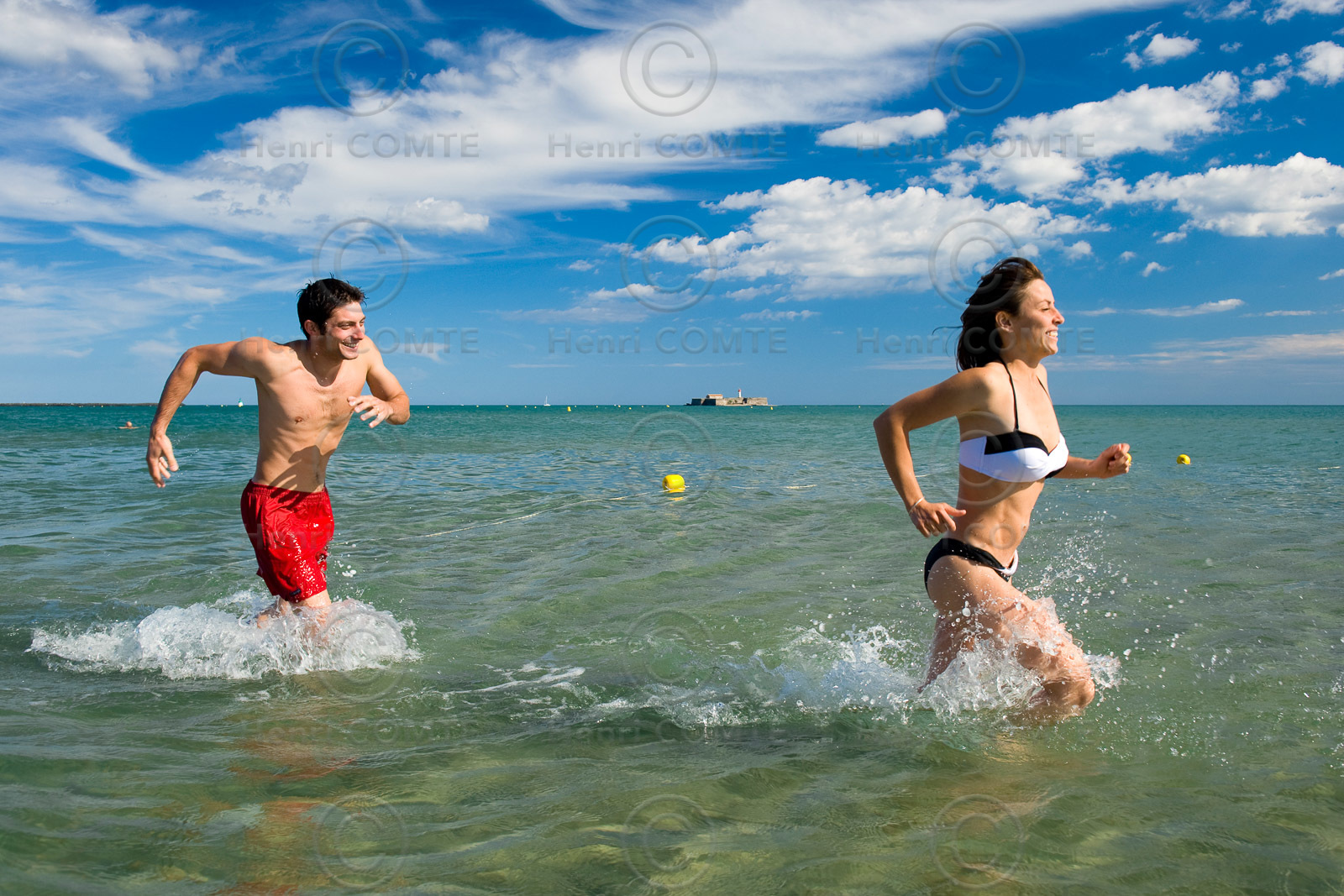 Couple plage