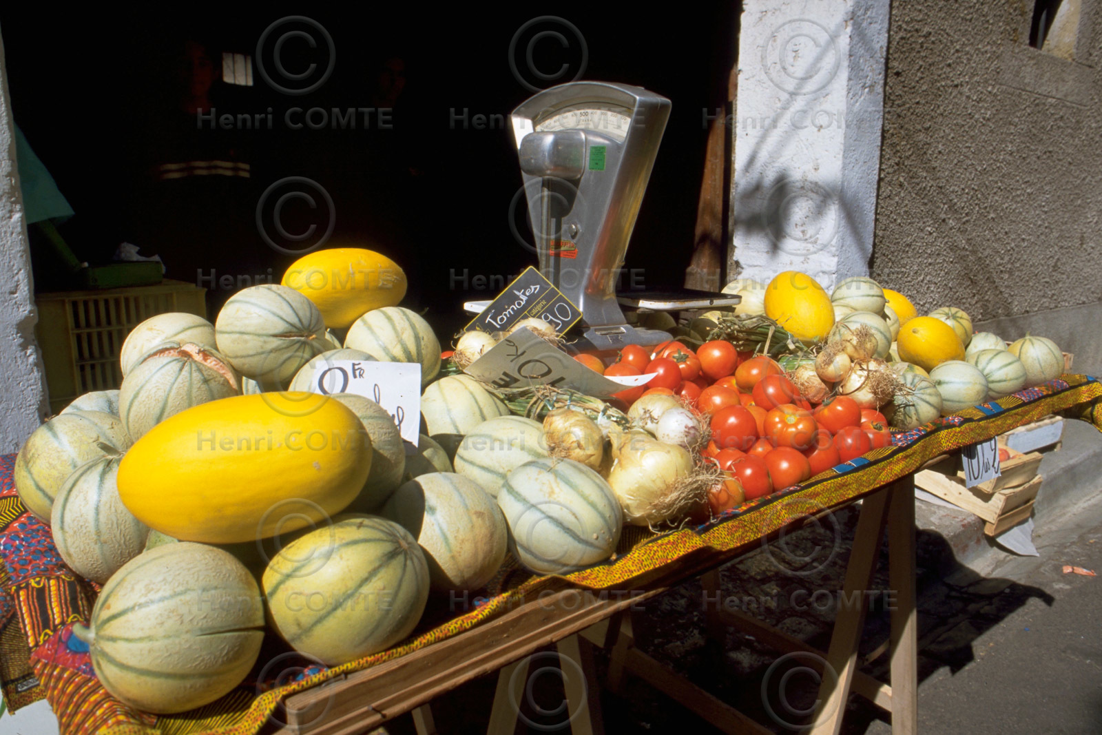 Etal de marché