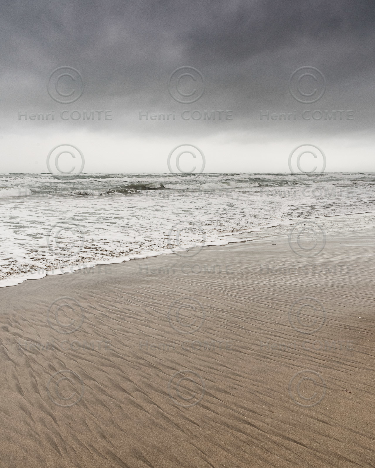 Plage en hiver