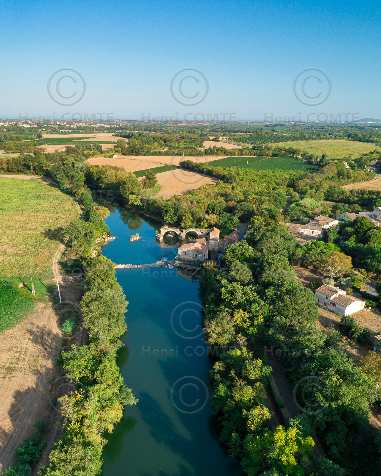 Vieux pont de  St Thibery