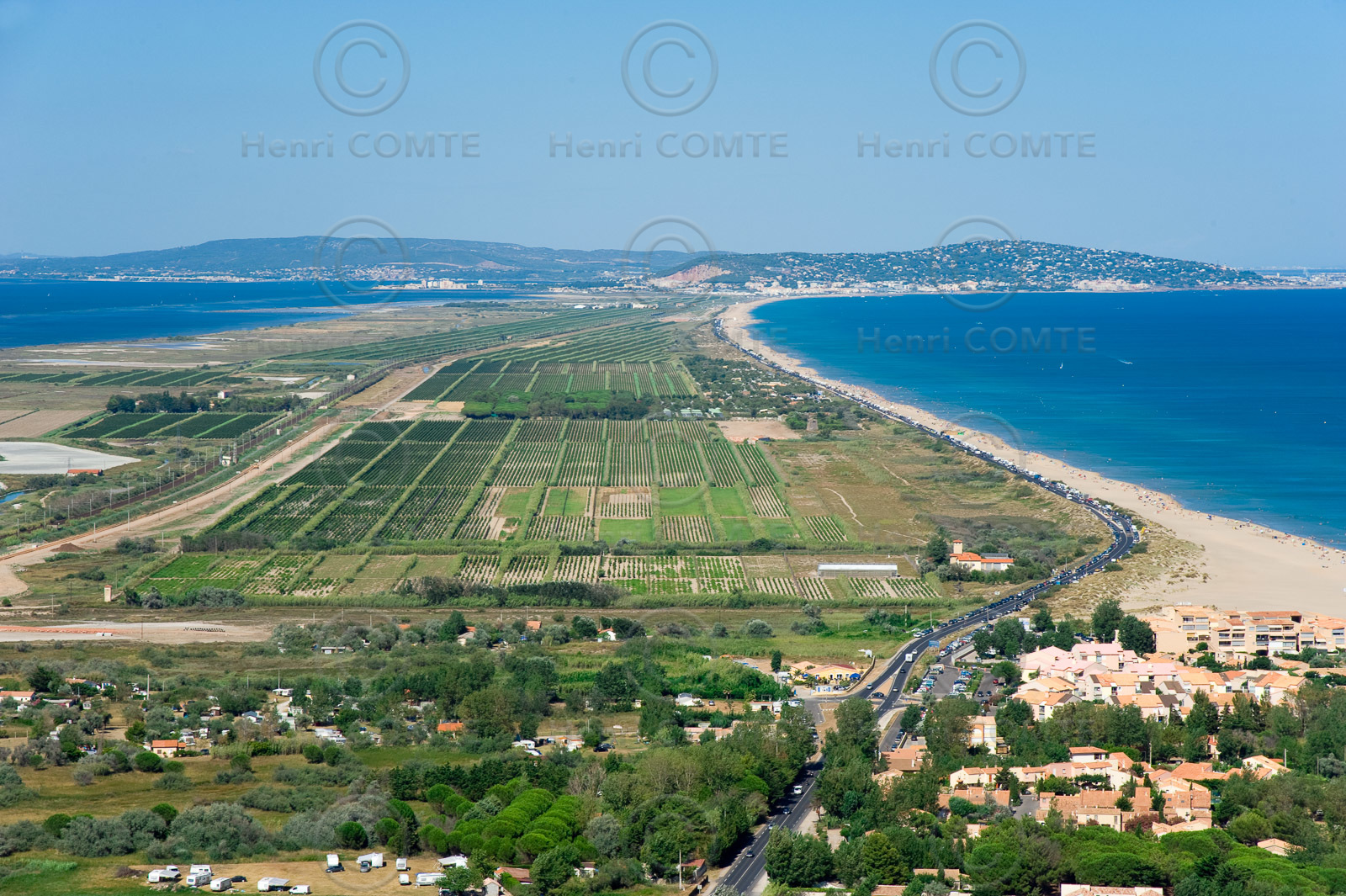 Lido et plage de Sète